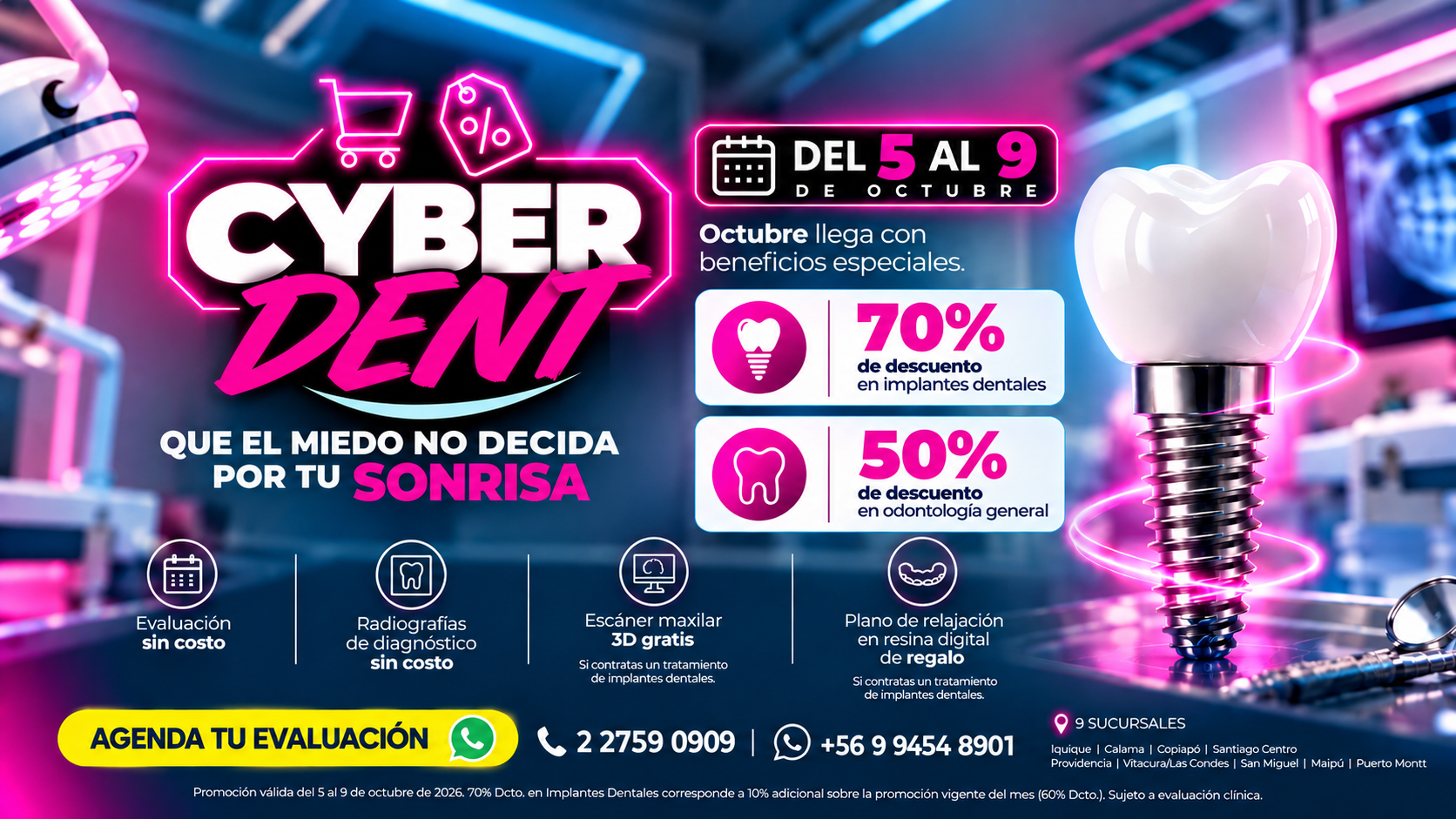 Promoción Cyber Dent_ Implantes y Sonrisas